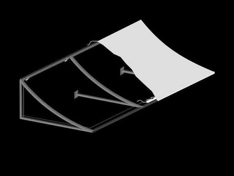 Concave Awning With Truss
