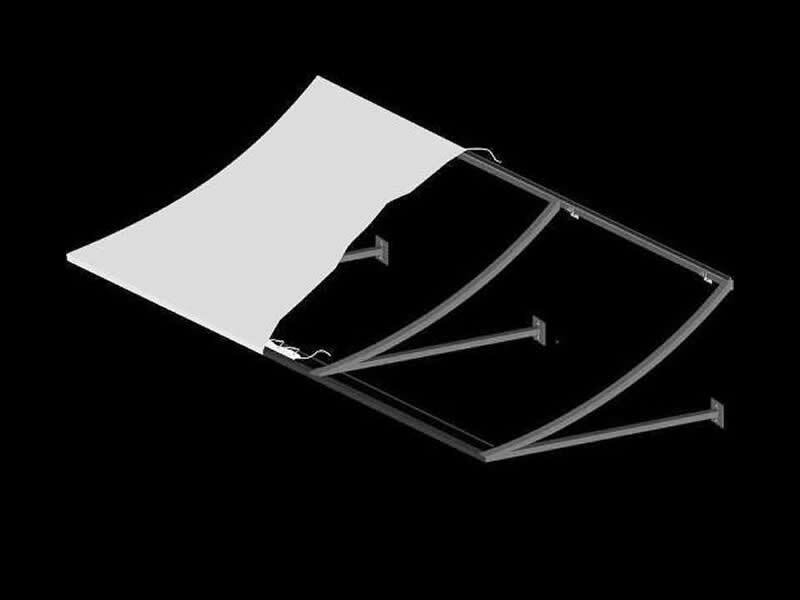 Concave Awning with Open Ends