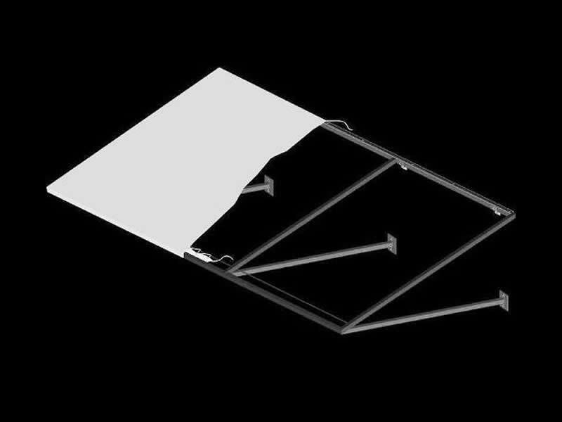 Standard Slope Awning With Open Ends