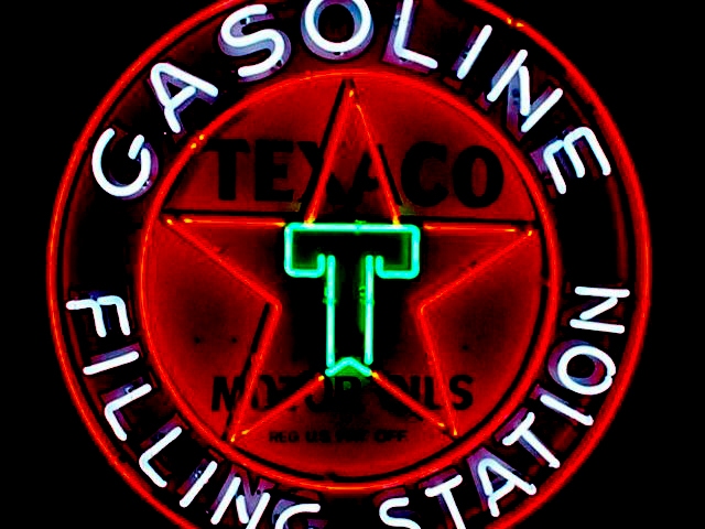 Interior Neon Sign Mounted On Wall