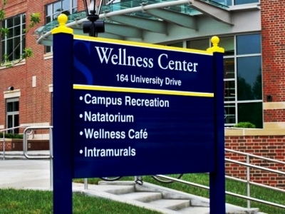 Aluminum Post & Panel Sign with Post Caps