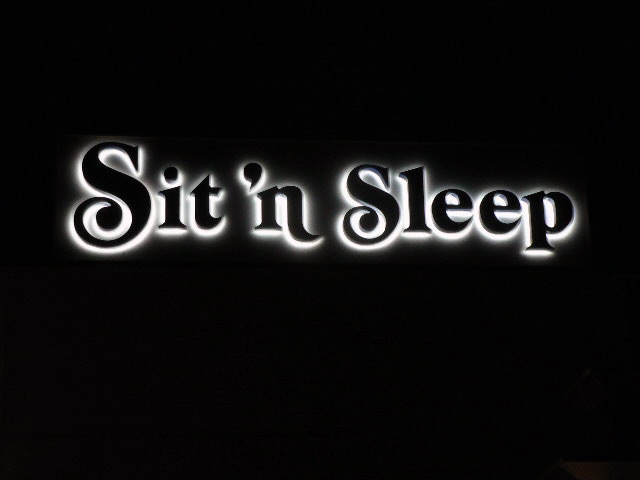 Back-Lit Channel Letters Mounted on Wall