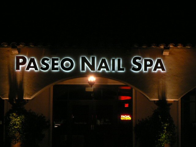 Back-Lit Channel Letters Mounted on Wall