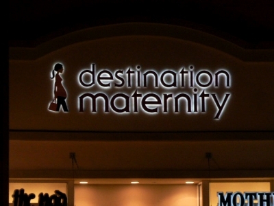 Back-Lit Channel Letters Mounted on Wall