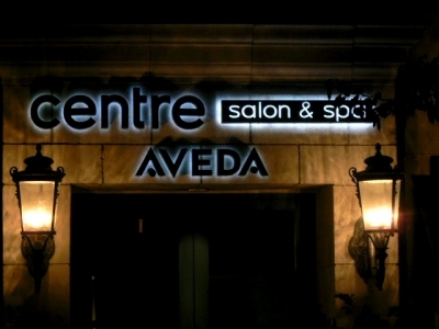 Back-Lit Channel Letters Mounted on Wall